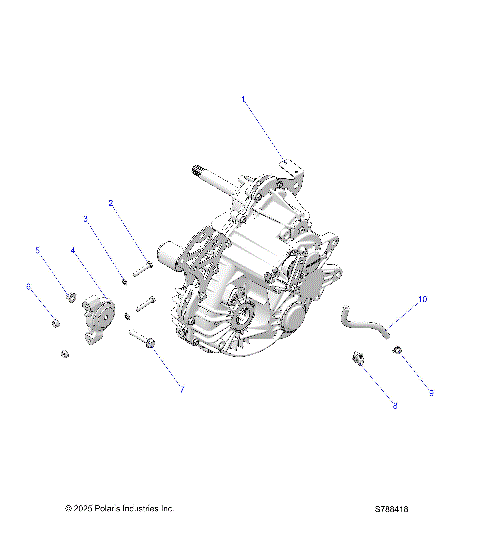 DRIVE TRAIN, MAIN GEARCASE MOUNTING