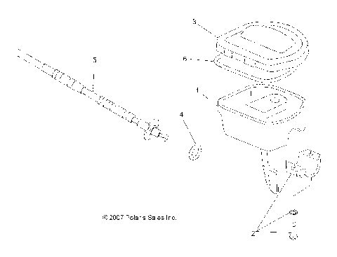 STEERING, CONTROLS and THROTTLE - A10LB27AA (49ATVCONTROLS08HAWKINTL)