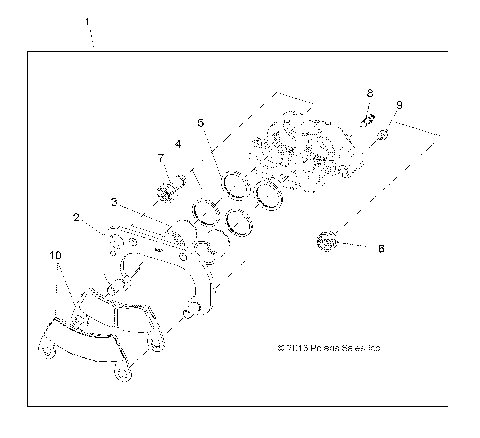 BRAKES, CALIPER, FRONT - A16DAE87AL (49ATVCALIPER14SP325)