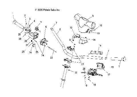 HANDLEBAR - S07ND3AS (49SNOWHANDLEBAR550)