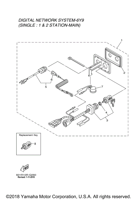 CLP SWITCH PANEL SINGLE (MAIN)