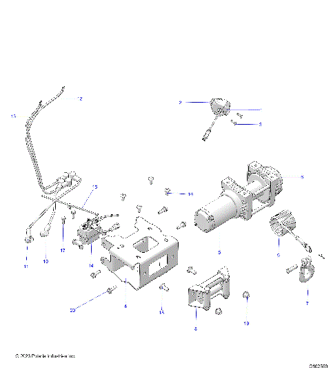 CHASSIS, WINCH - A24SXZ85A9/AP/AM (C102559)
