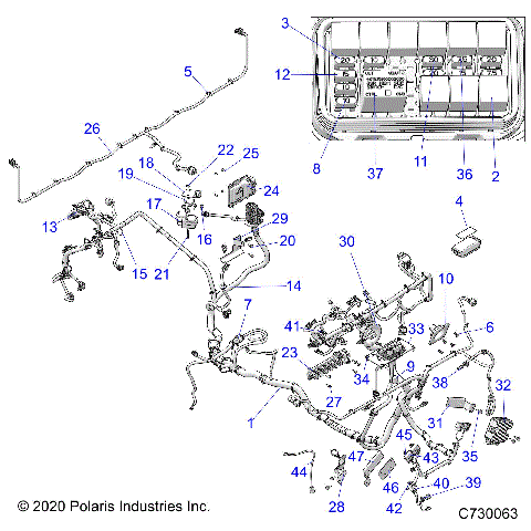 ELECTRICAL, WIRE HARNESS - R21RRB99AZ/BZ (C730063)