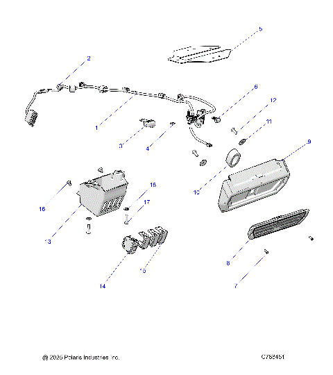 ELECTRICAL, WORK LIGHT - R26RRV99AK (C788451)