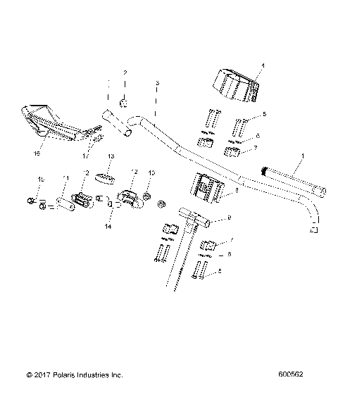 STEERING, UPPER and HANDLEBAR ASM. - S19DCL6PS/6PEM (600562)
