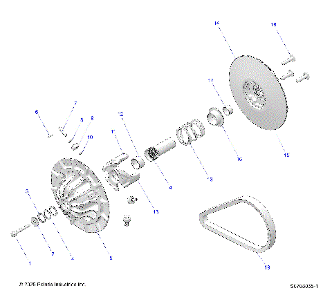 DRIVE TRAIN, CLUTCH SECONDARY