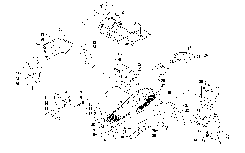 FRONT RACK, BODY PANEL, AND HEADLIGHT ASSEMBLIES [94166]