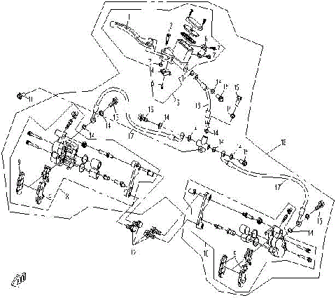 FRONT HYDRAULIC BRAKE SYSTEM