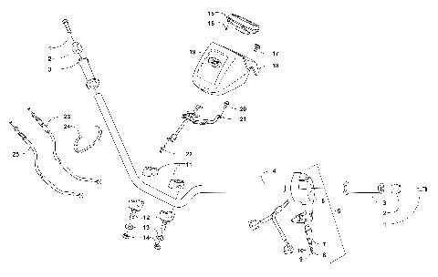 HANDLEBAR AND CONTROLS ASSEMBLY [100361]