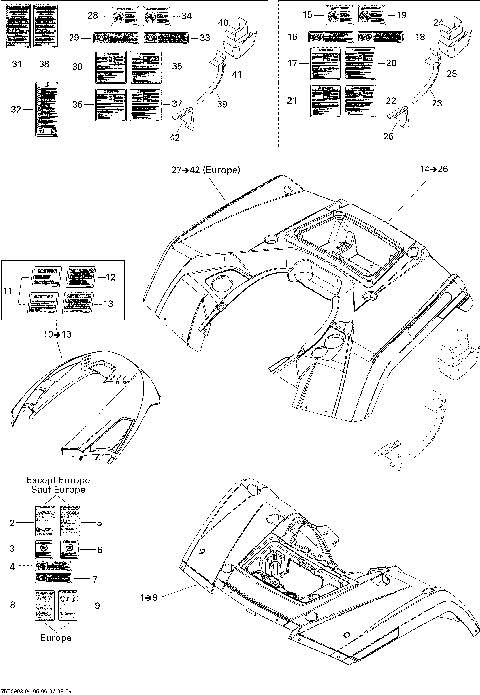 09- Fender And Central Panel Kit XT