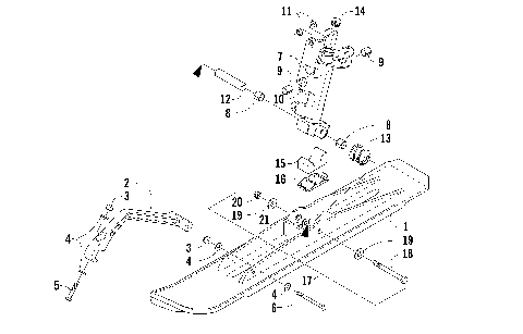SKI AND SPINDLE ASSEMBLY [87054]