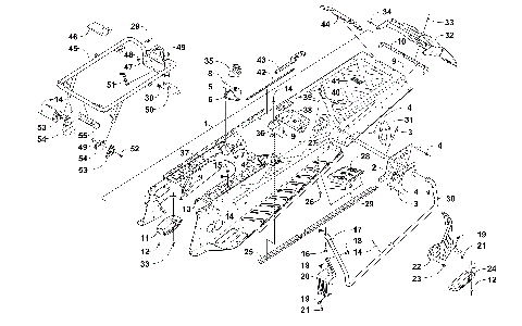 TUNNEL AND REAR RACK ASSEMBLY [102668]