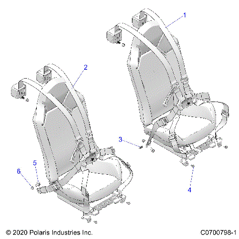 BODY, SEAT BELT MOUNTING - Z21NAR99AN/BN (C0700798-1)