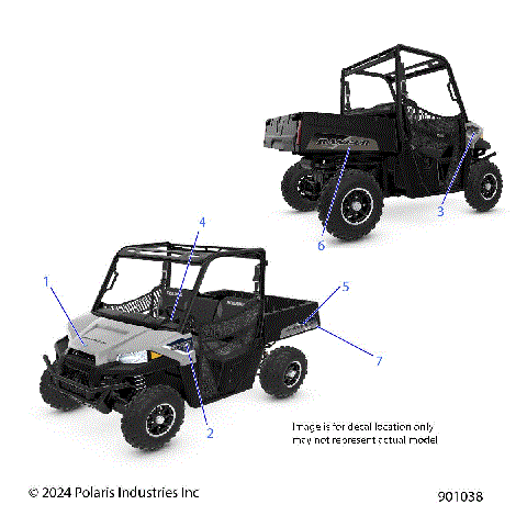 BODY, DECALS, GRAPHIC - R25MAE57CK/EK (901038)