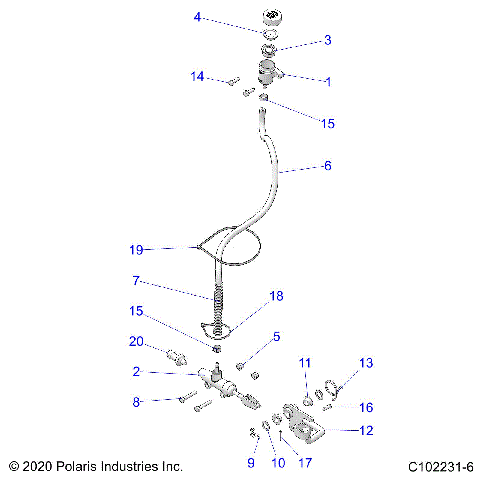 BRAKES, BRAKE PEDAL and MASTER CYLINDER - A23S6E57F1/FK (C102231-6)