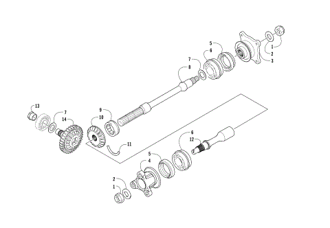 SECONDARY DRIVE ASSEMBLY