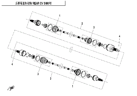 REAR CV SHAFT