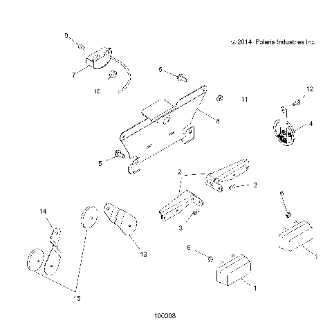 ELECTRICAL, TURN SIGNALS, HORN and LICENSE PLATE LIGHT - A15SHS57CS (100008)