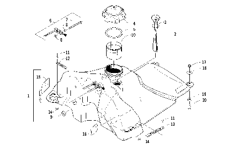 GAS TANK ASSEMBLY [90000]