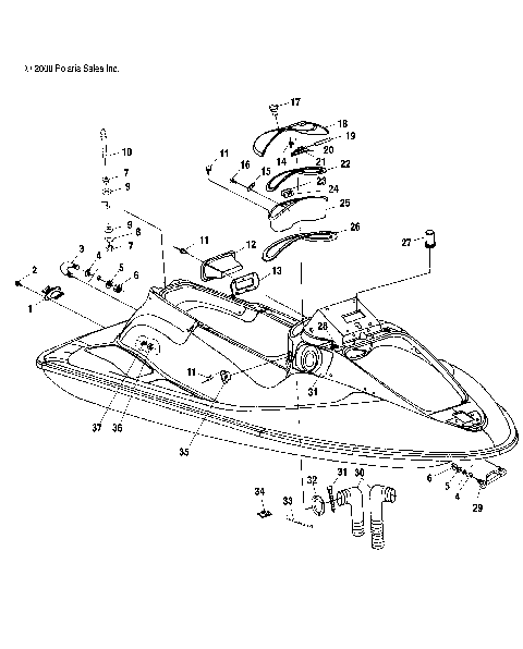 HULL and BODY - W014999D (4964886488A003)