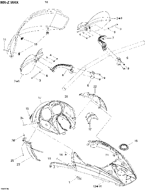 09- Windshield And Console 550X