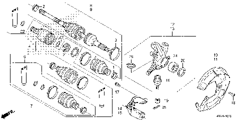 FRONT KNUCKLE@FRONT DRIVE