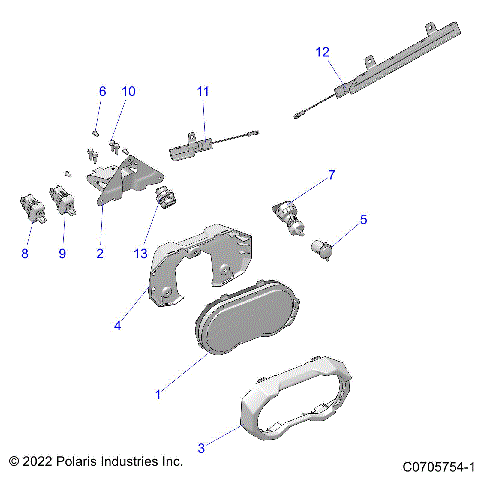 ELECTRICAL, DASH INSTRUMENTS AND CONTROLS - Z21RAC92BF (C0705754-1)