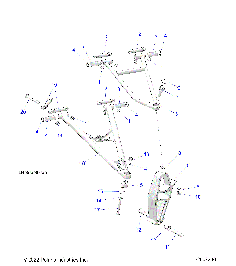 SUSPENSION, CONTROL ARMS and SPINDLE - S24TDL6KSA (C602230)