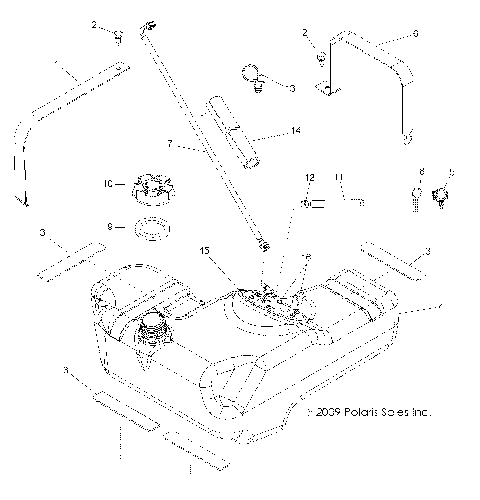 BODY, FUEL TANK - R10XH76AA (49RGRFUEL10RZRS4)