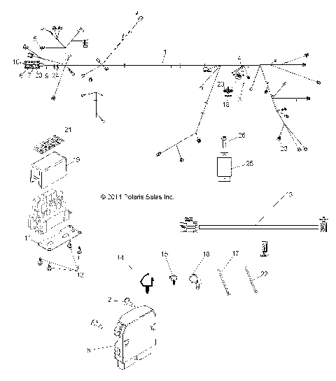 ELECTRICAL, WIRE HARNESS - R11XY76FX (49RGRHARNESS11RZR4I)