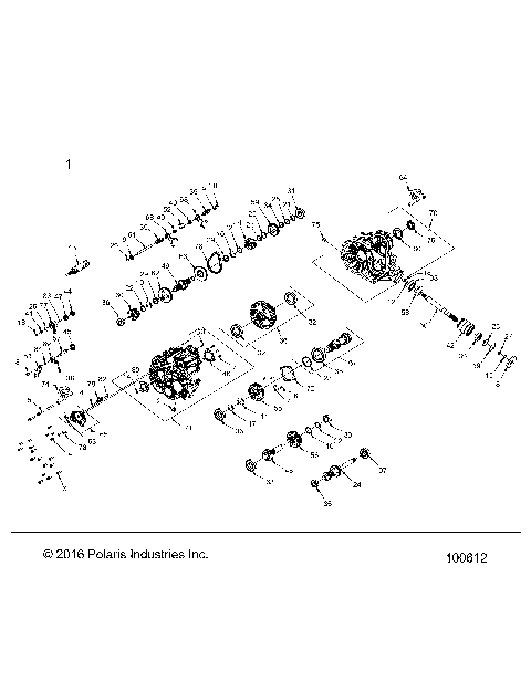DRIVE TRAIN, MAIN GEARCASE (FROM 1/5/16) - A16DAA57A5/A7/L2/E57A9/AM (100612)