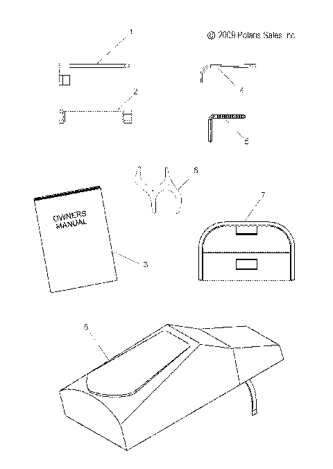 TOOLS, TOOL KIT and OWNERS MANUAL - S10PD7FSL (49SNOWTOOL10TRBO)