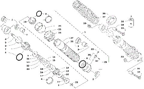 FRONT SUSPENSION SHOCK ABSORBER ASSEMBLY [106260]