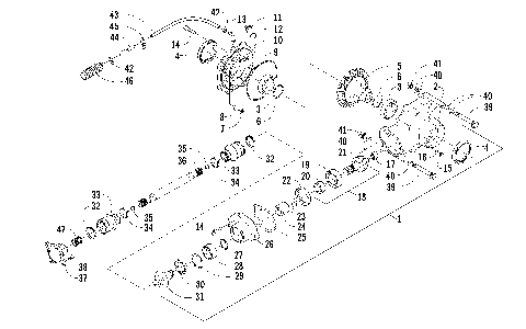REAR DRIVE GEARCASE ASSEMBLY [83948]