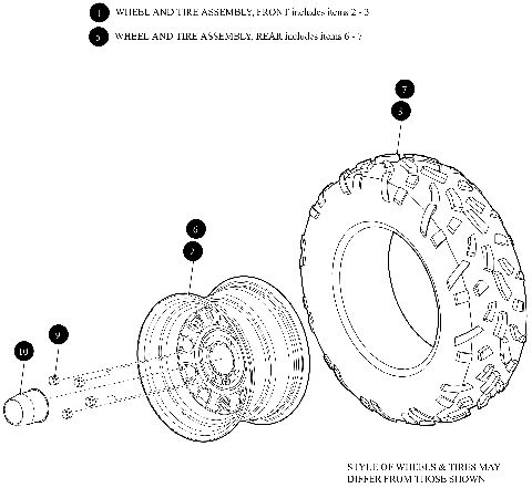 WHEEL AND TIRES [302637]