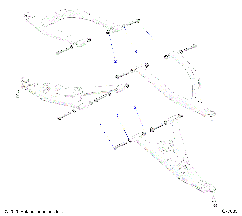 SUSPENSION, FRONT CONTROL ARMS MOUNTING - Z25RRL2KAL (C77005)