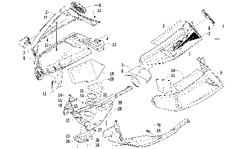 SKID PLATE AND SIDE PANEL ASSEMBLY [93705]