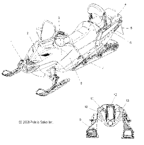 BODY, DECALS - S09PT7ES/EE/FS (49SNOWDECAL09FSTRG)
