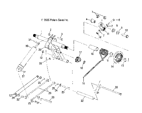 TORQUE ARM, REAR - S07NT3AS/AE (4997299729B10)
