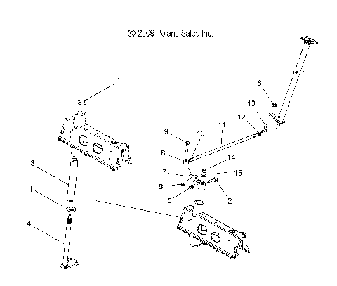 STEERING, DRAG LINK - S12PU7ESL/EEL (49SNOWSTEERINGDRGLK10WIDE)