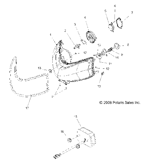 ELECTRICAL, HEADLIGHT and TAILLIGHT - S09PB8ES/ESL (49SNOWHEADLGHT09800SB)