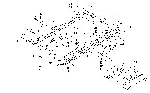 SLIDE RAILS AND TRACK ASSEMBLY [88777]