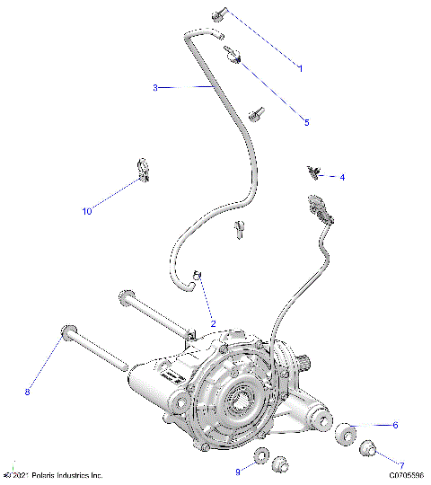 DRIVE TRAIN, FRONT GEARCASE MOUNTING - R23TAA99A1/B1/TAE99A1/A9/B1/B9 (C0705596)
