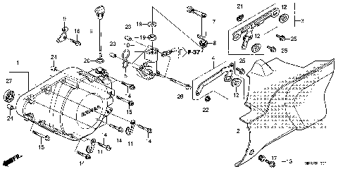 LEFT CRANKCASE COVER