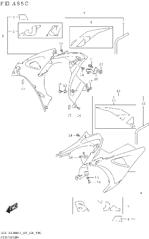 SIDE COWLING (GSX-R1000RZA)