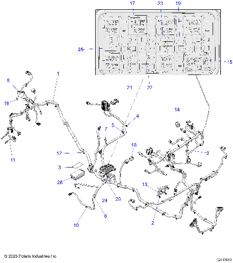 ELECTRICAL, WIRE HARNESSES - D24P4E99A4/B4/F99A4/V99A4/B4/Y99A4 (C2417010)