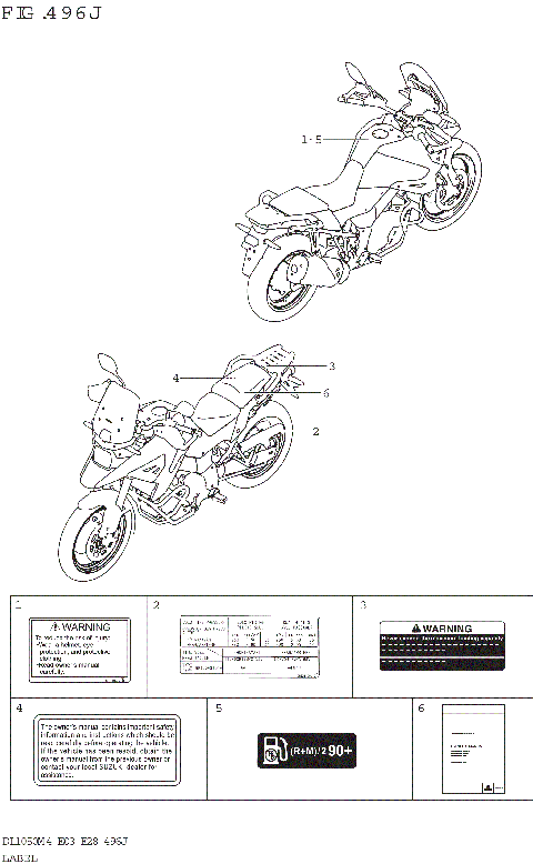 LABEL (DL1050RR:E03)