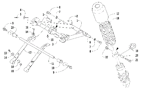 REAR SUSPENSION FRONT ARM ASSEMBLY [103741]