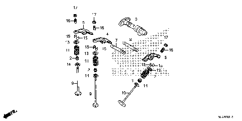 CAMSHAFT VALVE (RR.)