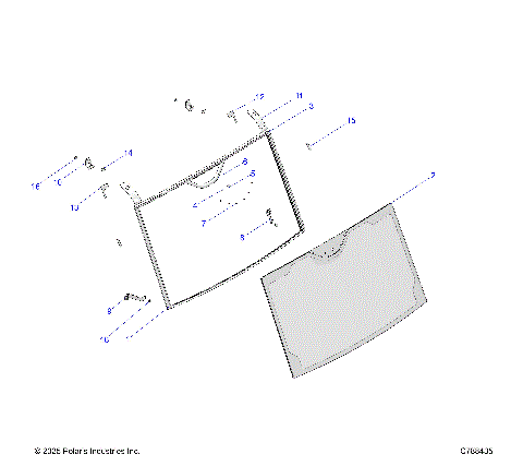 BODY, WINDSHIELD FRONT - R26M4U57Z5/B5/Z6/B6